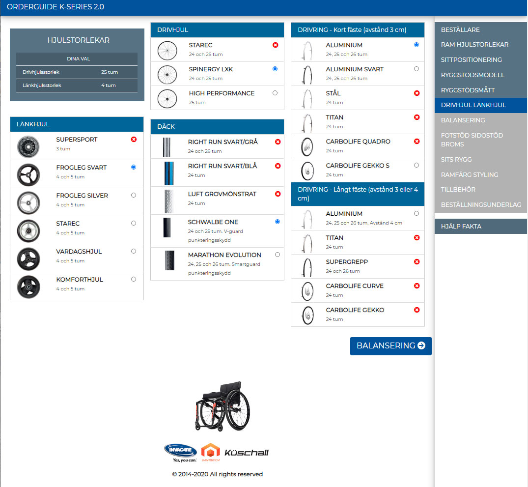 Orderguide K-serie 2.0